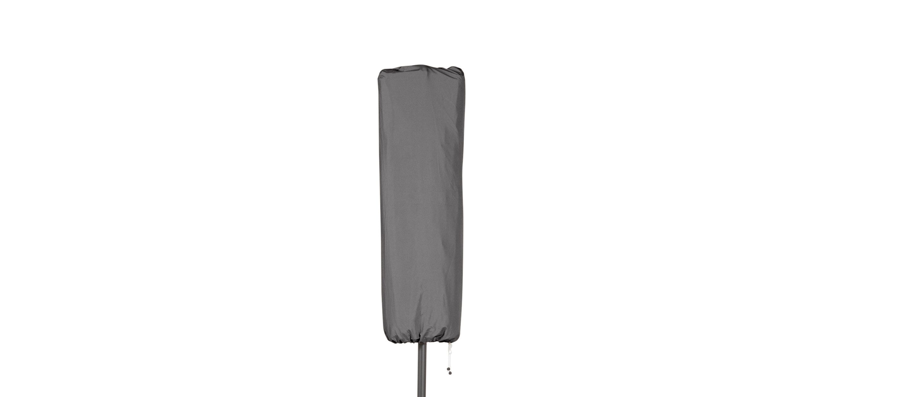 Leco Sonnenschirm-Schutzhülle Schutzhülle Schirmhülle Abdeckhaube Schutzhaube Oval-Schirm 4,6x2,7 m (1-St., 1 Schutzhülle mit Fiberglasstab), Maße (L/H): ca. 62 x 155cm
