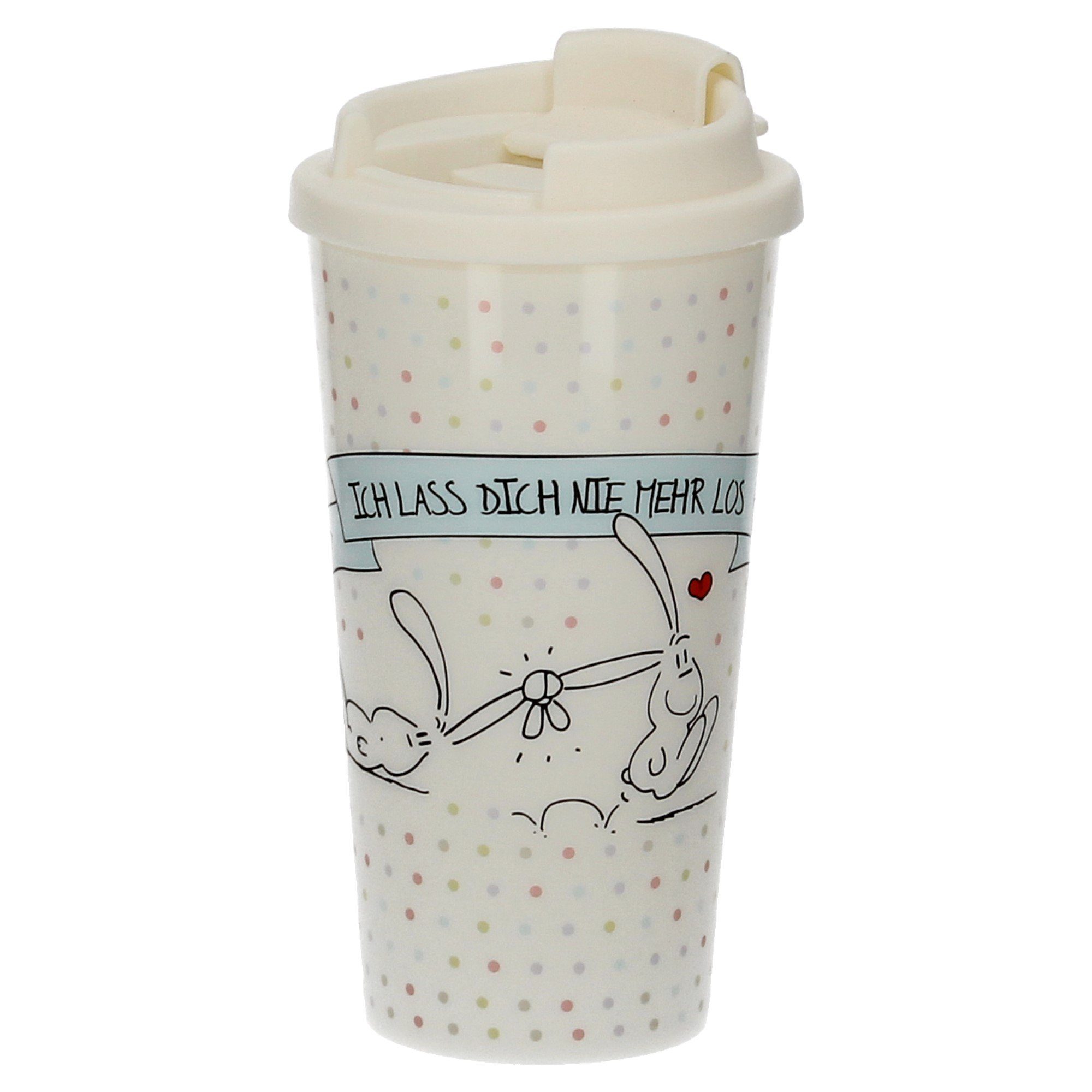 MEA LIVING Coffee-to-go-Becher Ich lass dich nie 450ml
