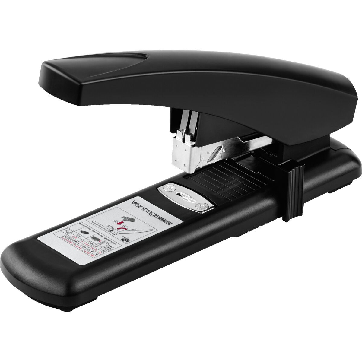 NOVUS Heftgerät Blockhefter Vantage ST 100 schwarz, bis 100 Blatt