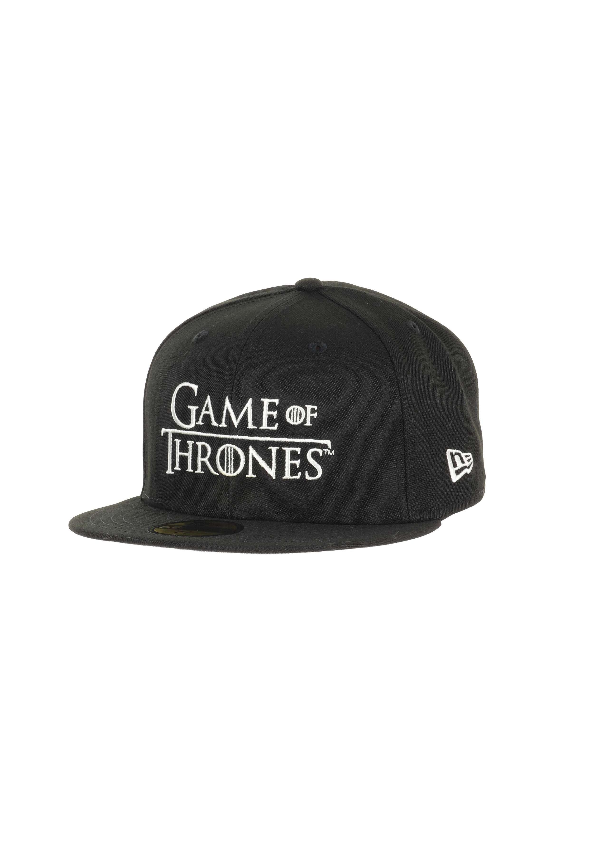 New Era Flat Cap Game of Thrones Schwarz 59Fifty Basecap New Era (1-St)