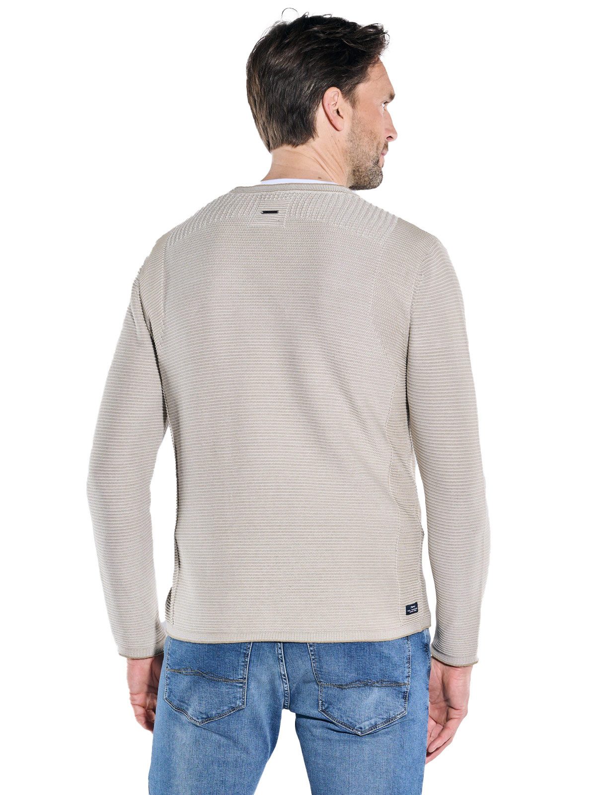 Engbers Rundhalspullover engbers Herren Pullover regular, Beige günstig online kaufen