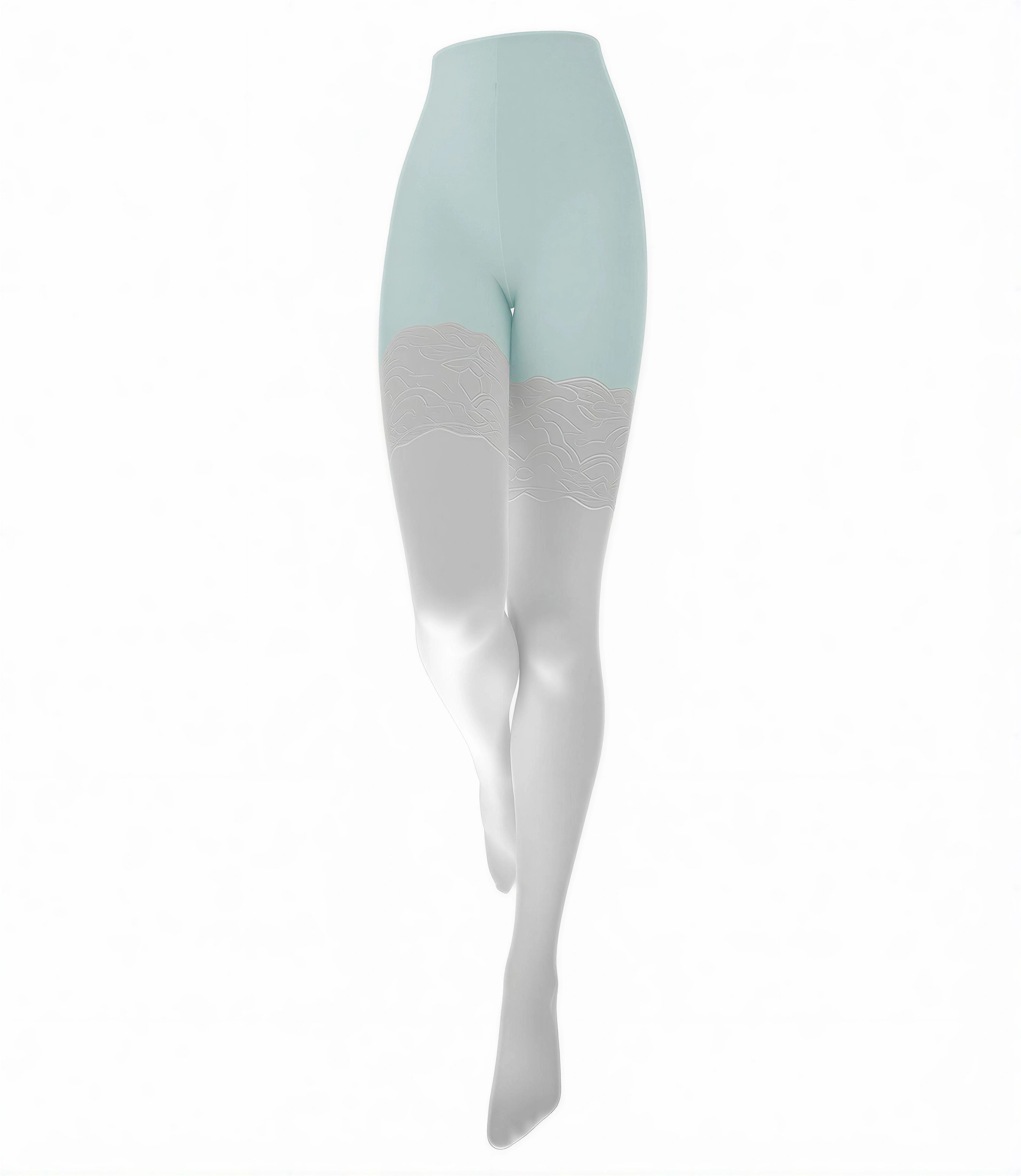 KUNERT Halterlose Strümpfe Damen SATIN LOOK 15 DEN (Packung, 1-Paar, 1 Paar) mit dezentem Glanz