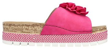 Rieker Pantolette, Sommerschuh, Schlappen mit modischem Plateau