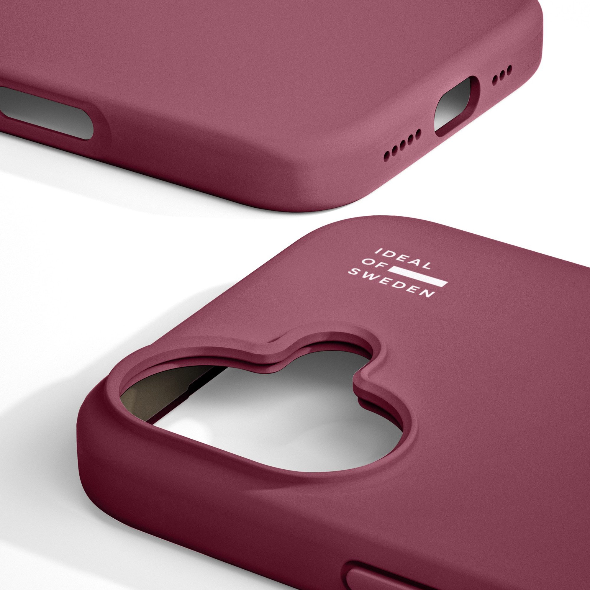 iDeal of Sweden Backcover iDeal of Sweden Silikonhülle mit MagSafe Apple iPhone 16 - Fine Wine – Bild 3 von 4