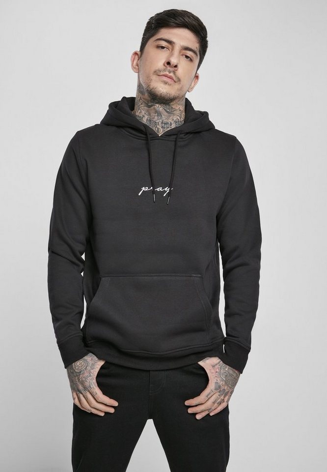 MisterTee Hoody Herren (1-tlg) Pray EMB Sweater