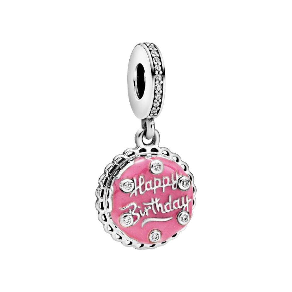 Pandora Charm-Einhänger 798888C01*, Geburtstag, Zirkonia, Rosa