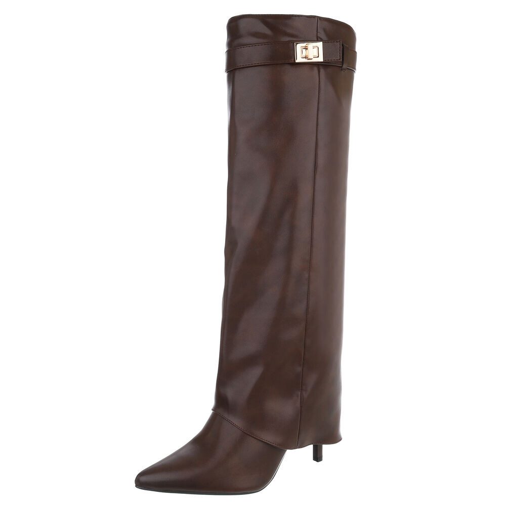 Ital-Design Elegante kniehohe Stiefel für Damen günstig online kaufen