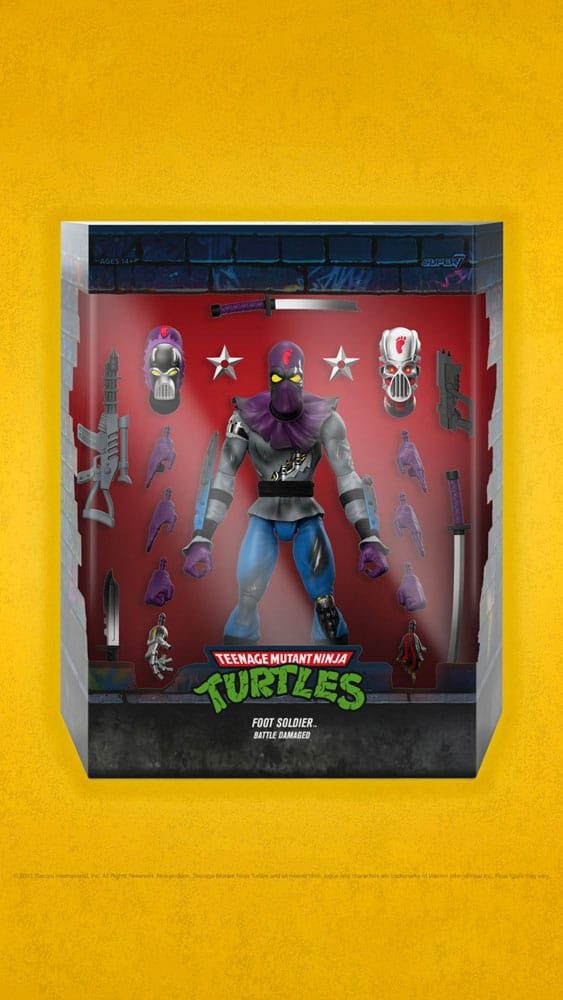 Super7 Actionfigur Teenage Mutant Ninja Turtles Ultimates Foot Soldier 18 cm