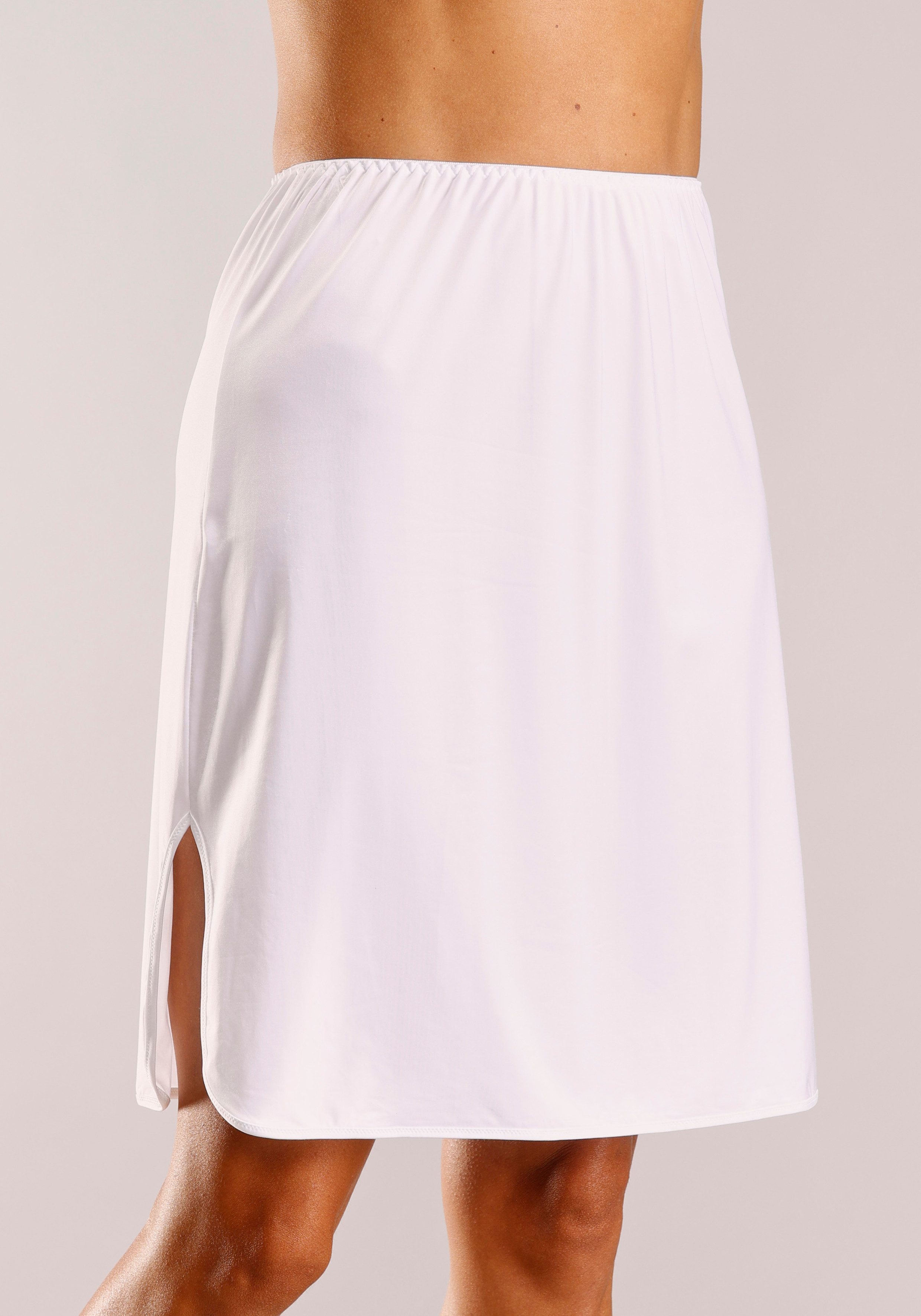 Nuance by Lascana Unterrock aus fließendem Material für eine mittlere Länge, Basic Dessous