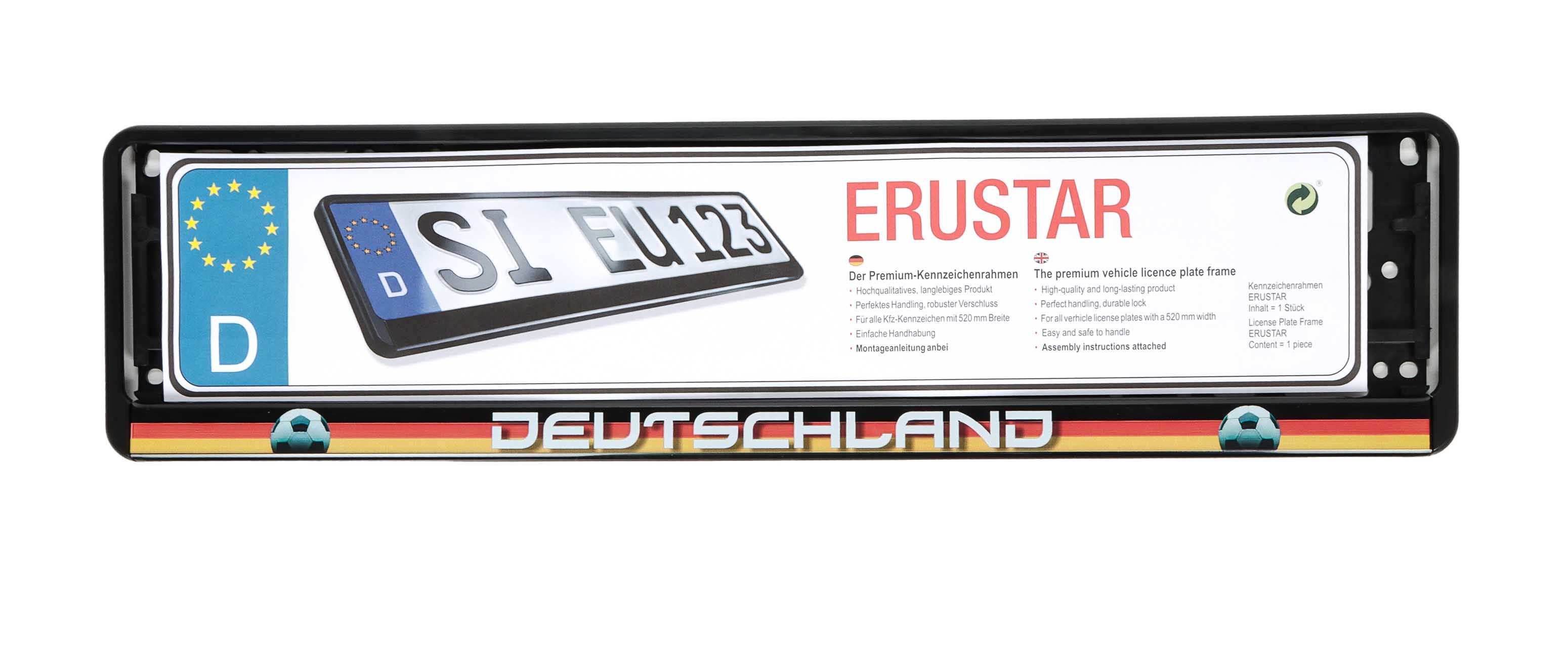 Bubble-Store Kennzeichenhalter Auto Kennzeichenhalterung, (Deutschland-Flagge), KFZ Nummernschildhalter
