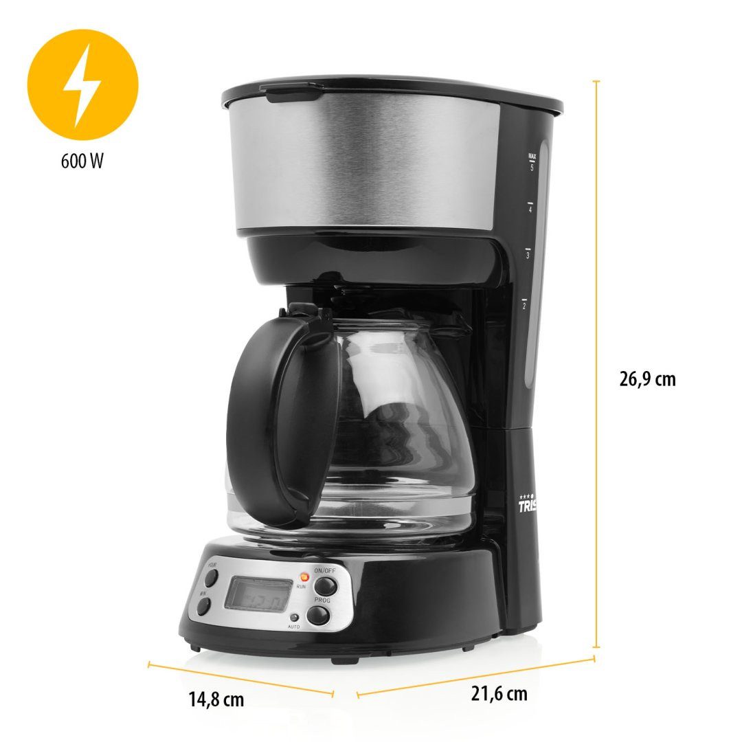 Tristar Kaffeebereiter CM-1284, 600W - 0,75 L Glaskanne