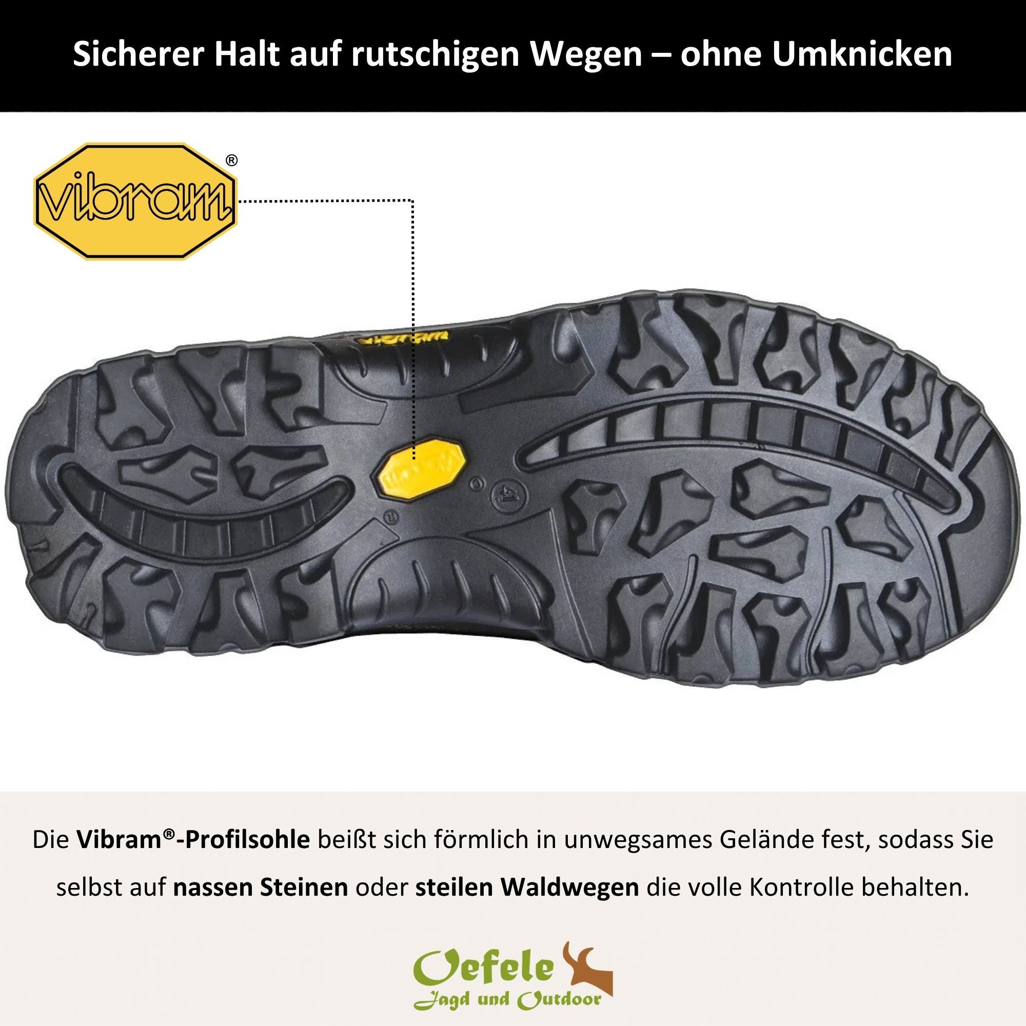 La Chasse® Jagdstiefel Herren aus Rindsleder "Arosa" wasserdicht & atmungsaktiv Wanderschuh