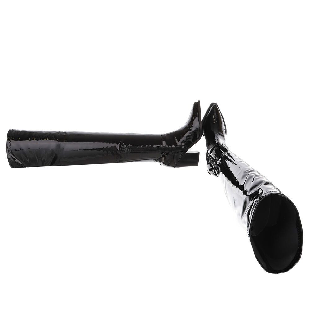 Ital-Design Damen Party & Clubwear Overkneestiefel (88671792) Blockabsatz S günstig online kaufen