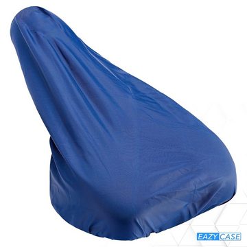 EAZY CASE Sattelbezug Universal Regenschutz für Sattel, Regenschutz für Sattel Regenhaube Hülle mit Gummiband wasserfest Blau