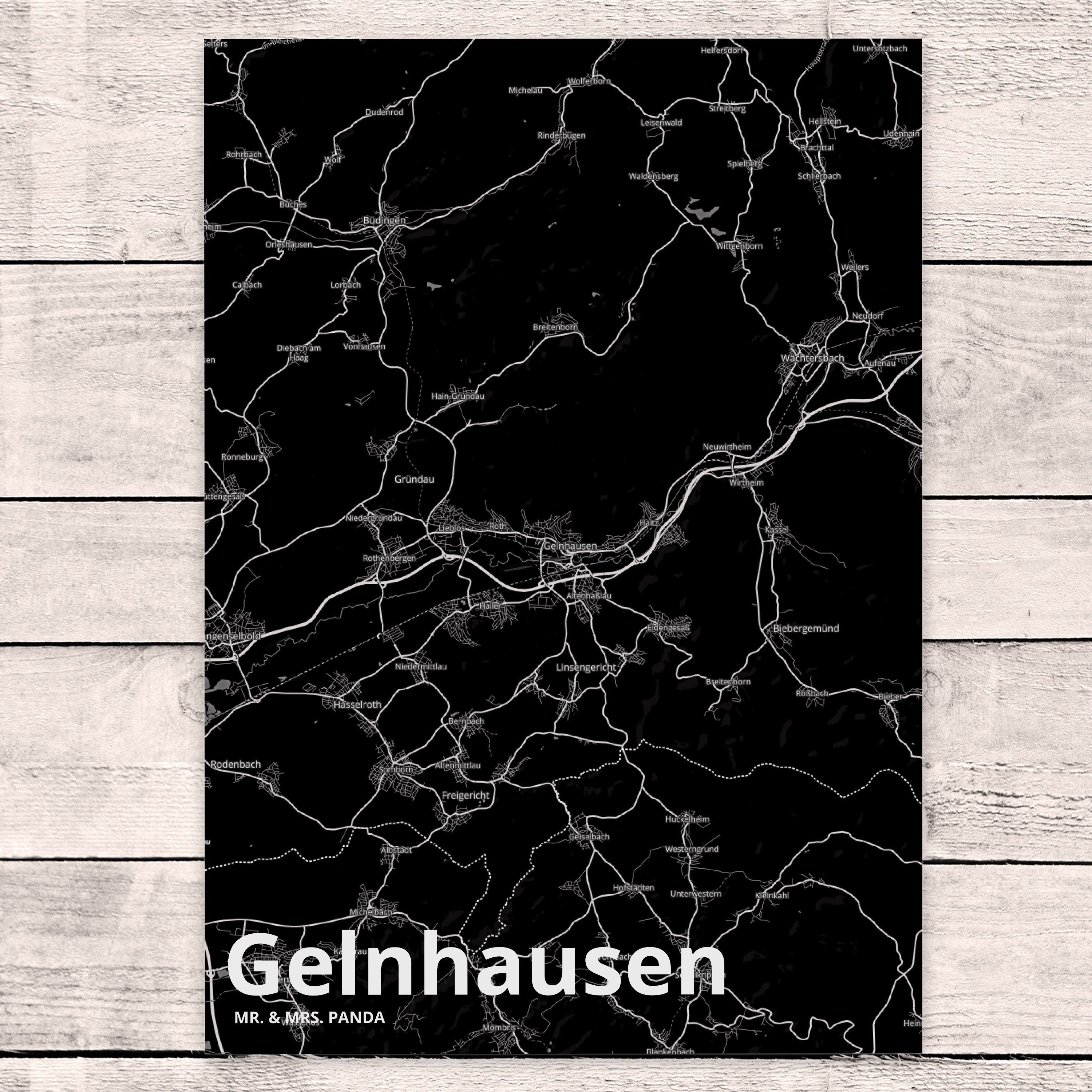 Einladungskarte, Mrs. Einladung, Geschenk, Gelnhausen Geburtstagskarte - & Mr. Panda Postkarte