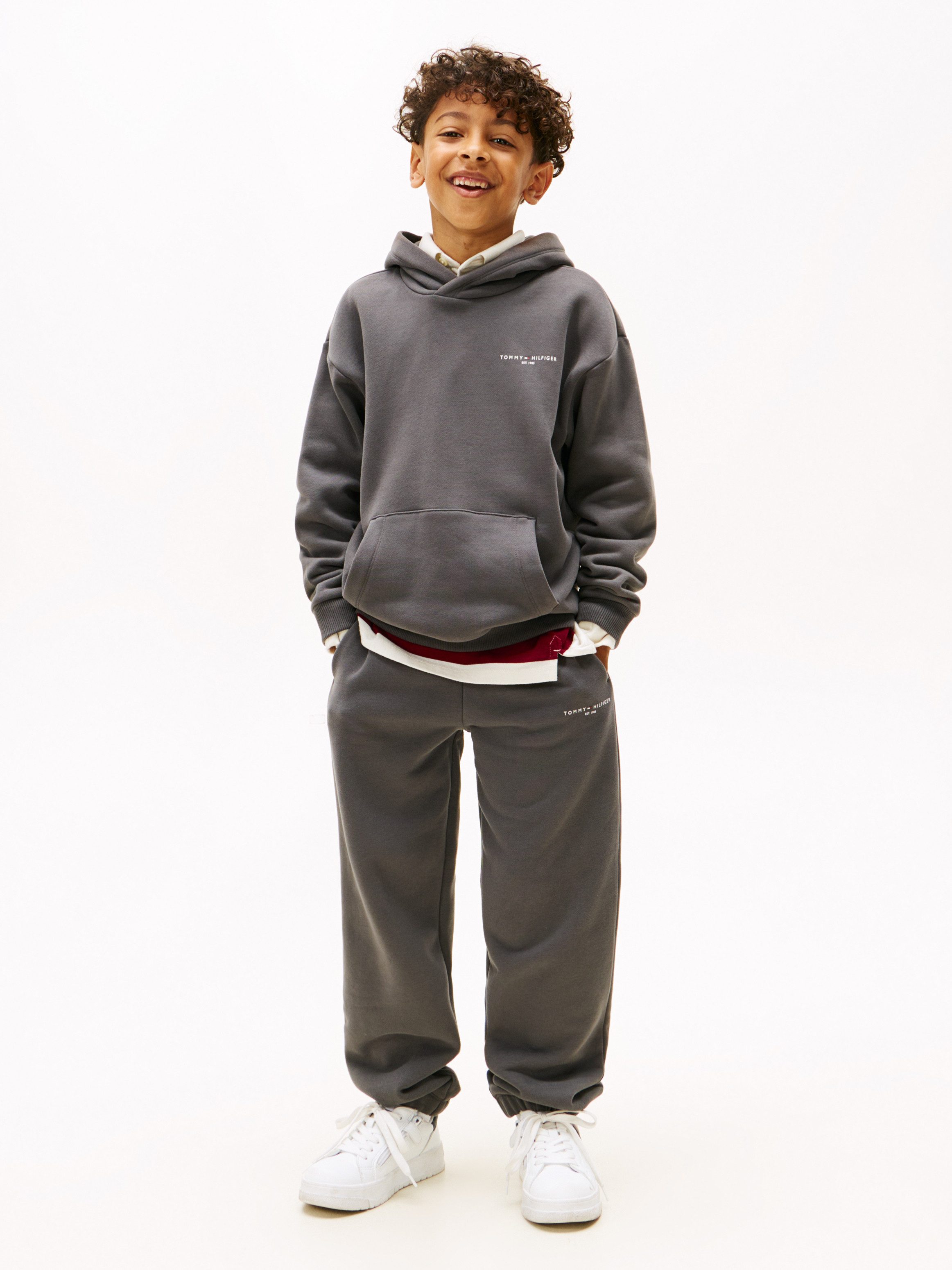 Tommy Hilfiger Kapuzensweatshirt MINI CORP HOODIE Kinder bis 16 Jahre – Bild 5 von 5