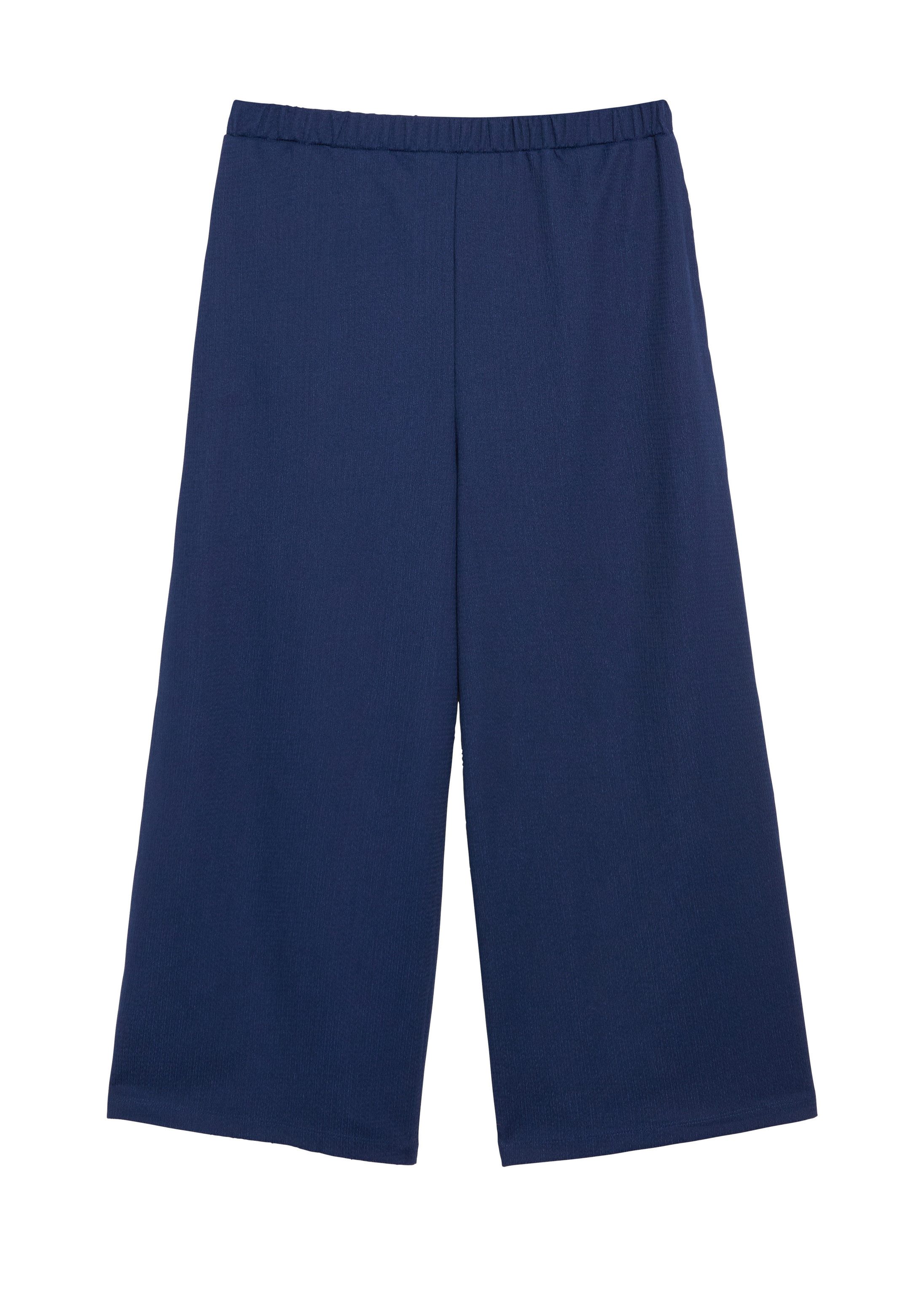 s.Oliver Culotte Hose Strukturierte Culotte mit Elastikbund