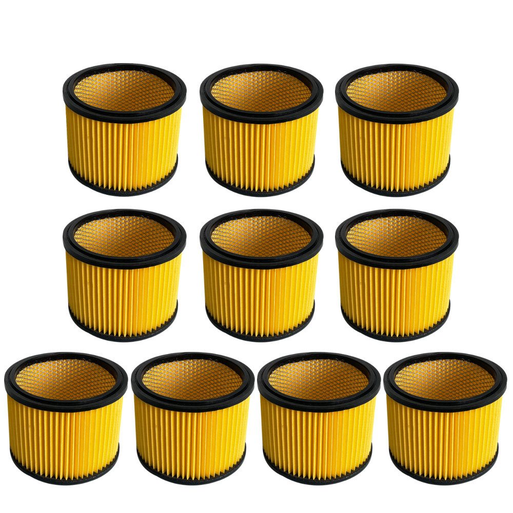 Patronenfilter 10x passend für Einhell TC-VC 1820 S TC-VC 1820 SA TC-VC 1930 S