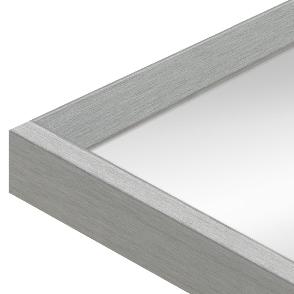 WANDStyle Wandspiegel H790, Silber, aus Massivholz im Vintage Stil