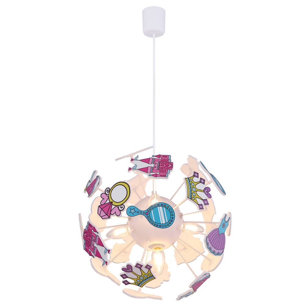 Kleid Spiel Leuchtmittel Kinder Hänge LED Pendelleuchte, inklusive, Zimmer Mädchen Strahler etc-shop Warmweiß, Lampe