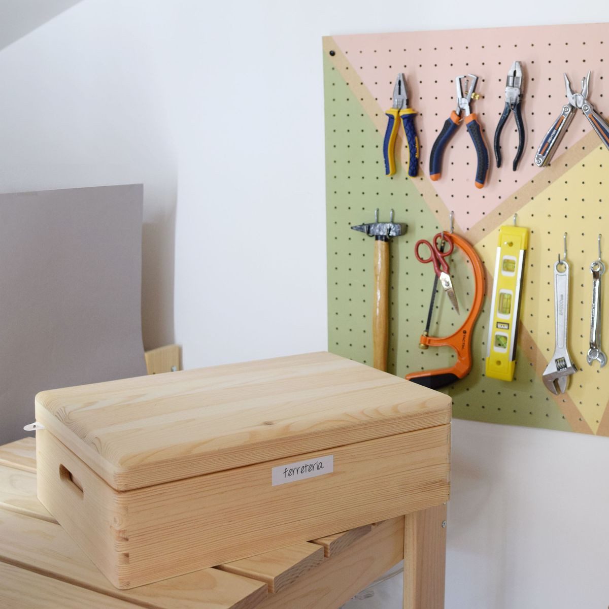 Astigarraga Kit Line Holzkiste Nova Holzkiste Aufbewahrungsbox Organizer Kiste, mit Deckel, praktisch und dekorativ – Bild 5 von 5