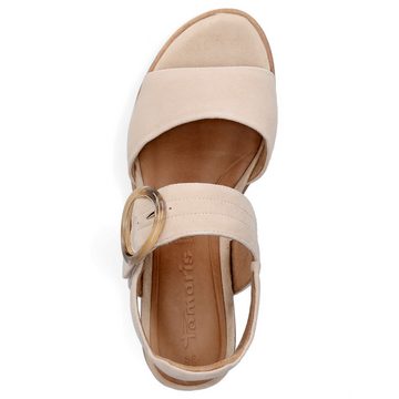 Tamaris Tamaris Damen Keilsandalette beige Sandale