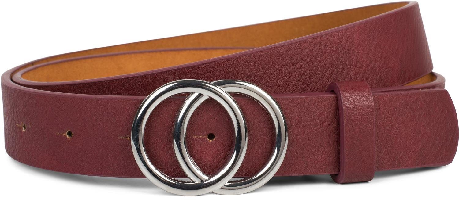 styleBREAKER Synthetikgürtel Gürtel mit Ringschnalle (1-St) günstig online kaufen