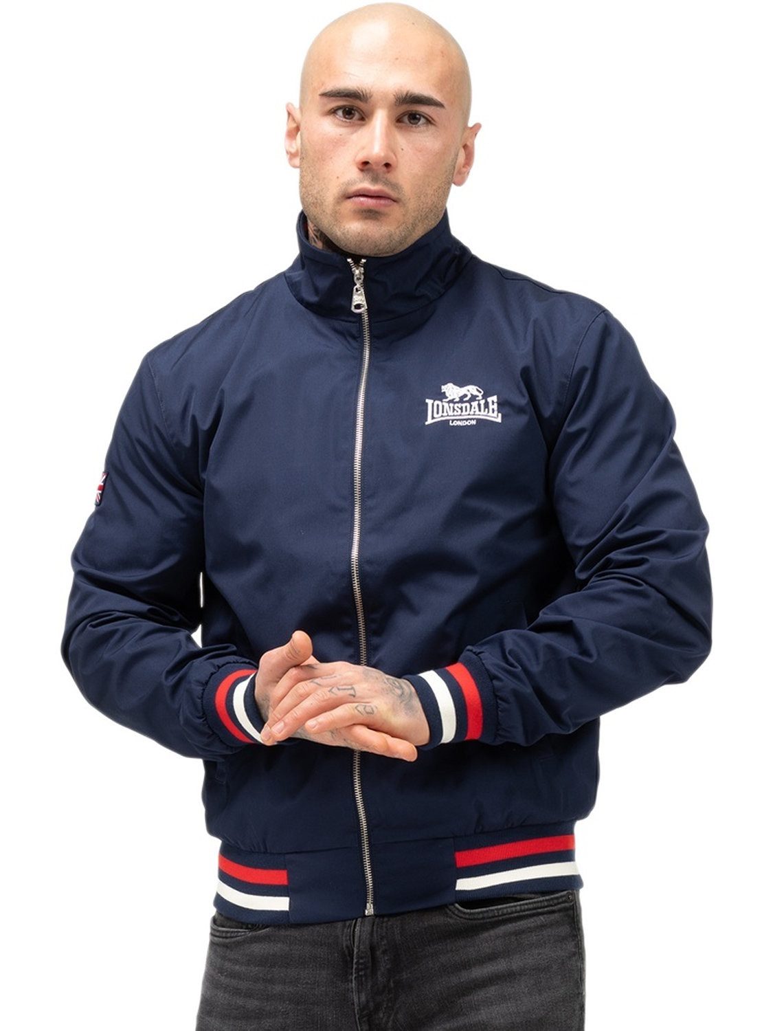 Lonsdale Kurzjacke Newdigate Jacke Schmale Passform – Bild 2 von 4