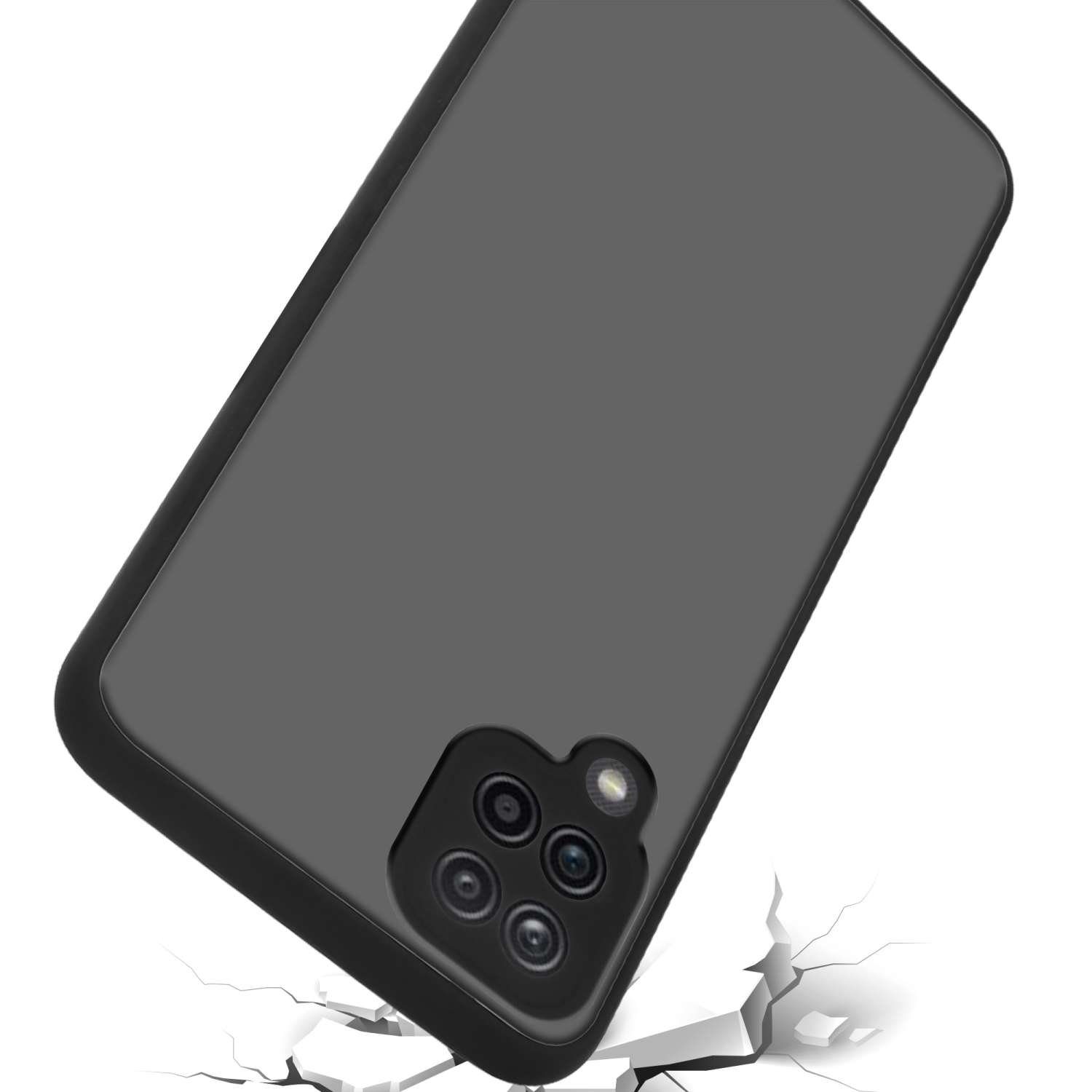 Cadorabo Handyhülle für Samsung Galaxy A12 / M12 Hülle Samsung Galaxy A12 / M12, Handy Schutzhülle - Hülle - Ultra Slim Hard Cover Case - Bumper