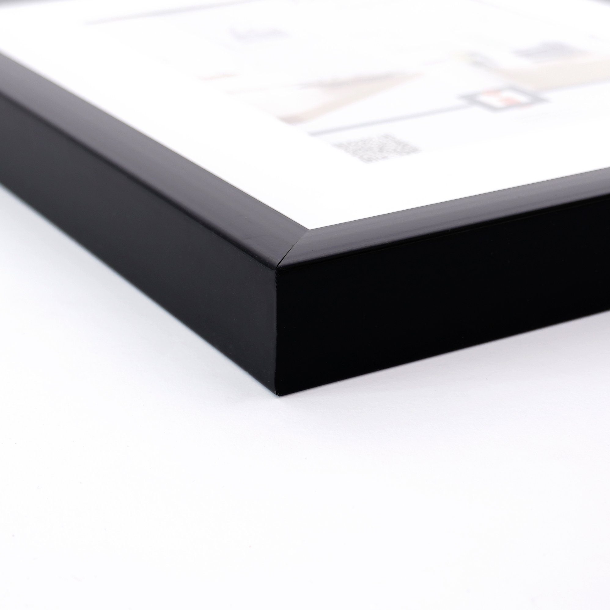 queence Einzelrahmen 2er-Set Schwarz Kunststoffrahmen - Poster/Puzzlerahmen günstig online kaufen