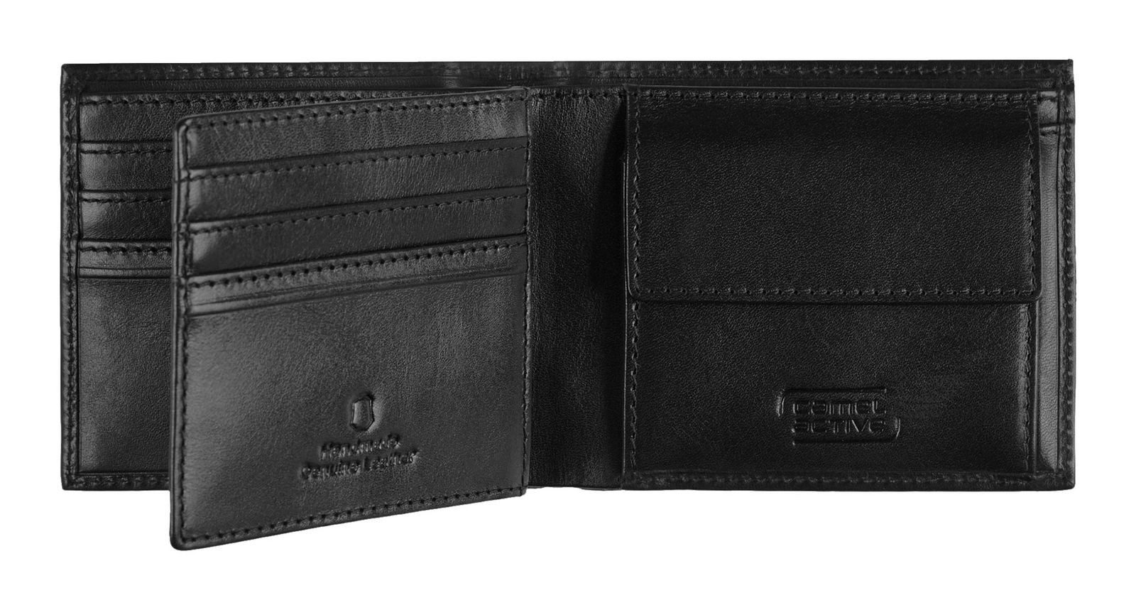 camel active Geldbörse Jeans Wallet, aus echtem Rindsleder mit RFID-Blocker günstig online kaufen