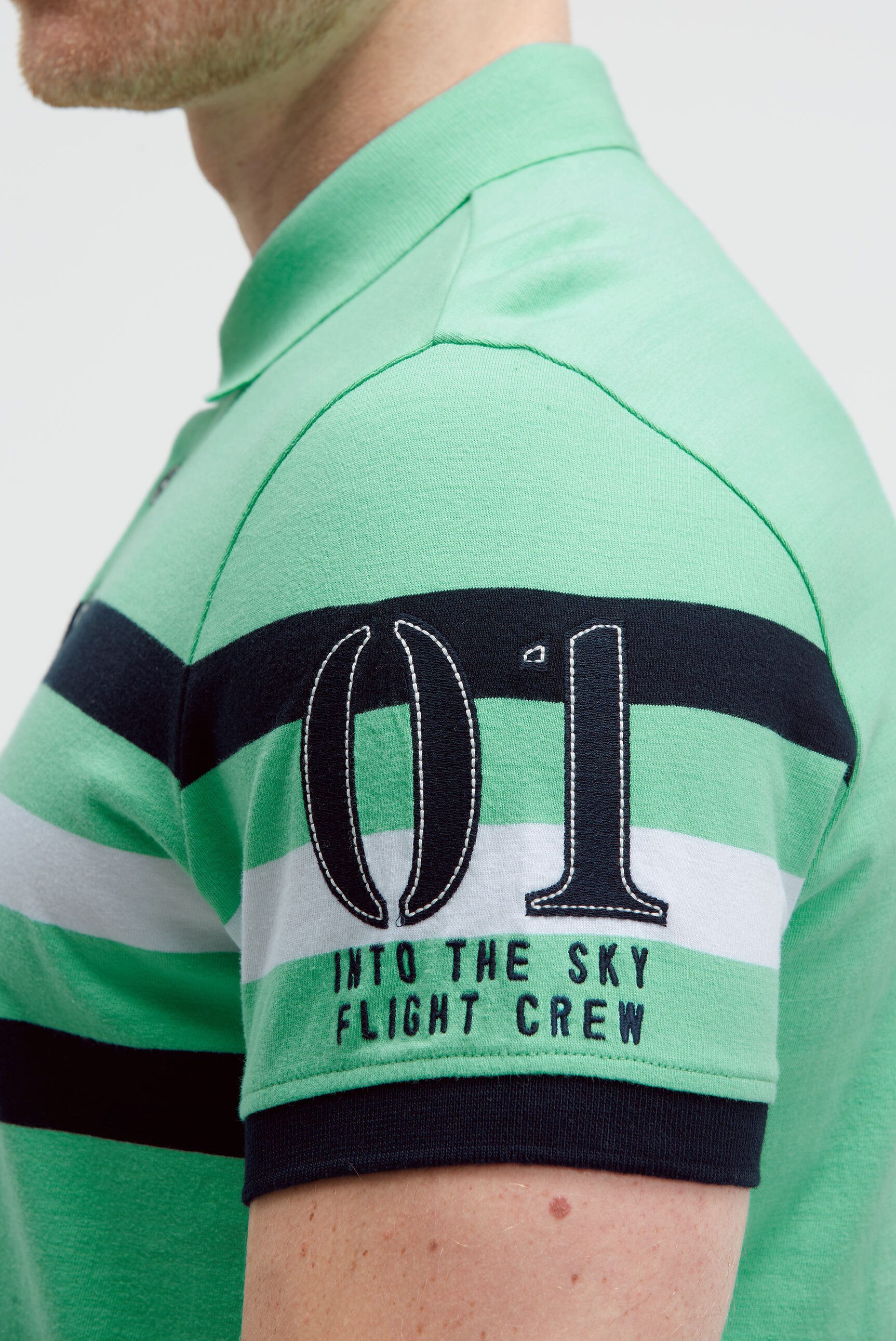 CAMP DAVID Poloshirt mit Stickerei