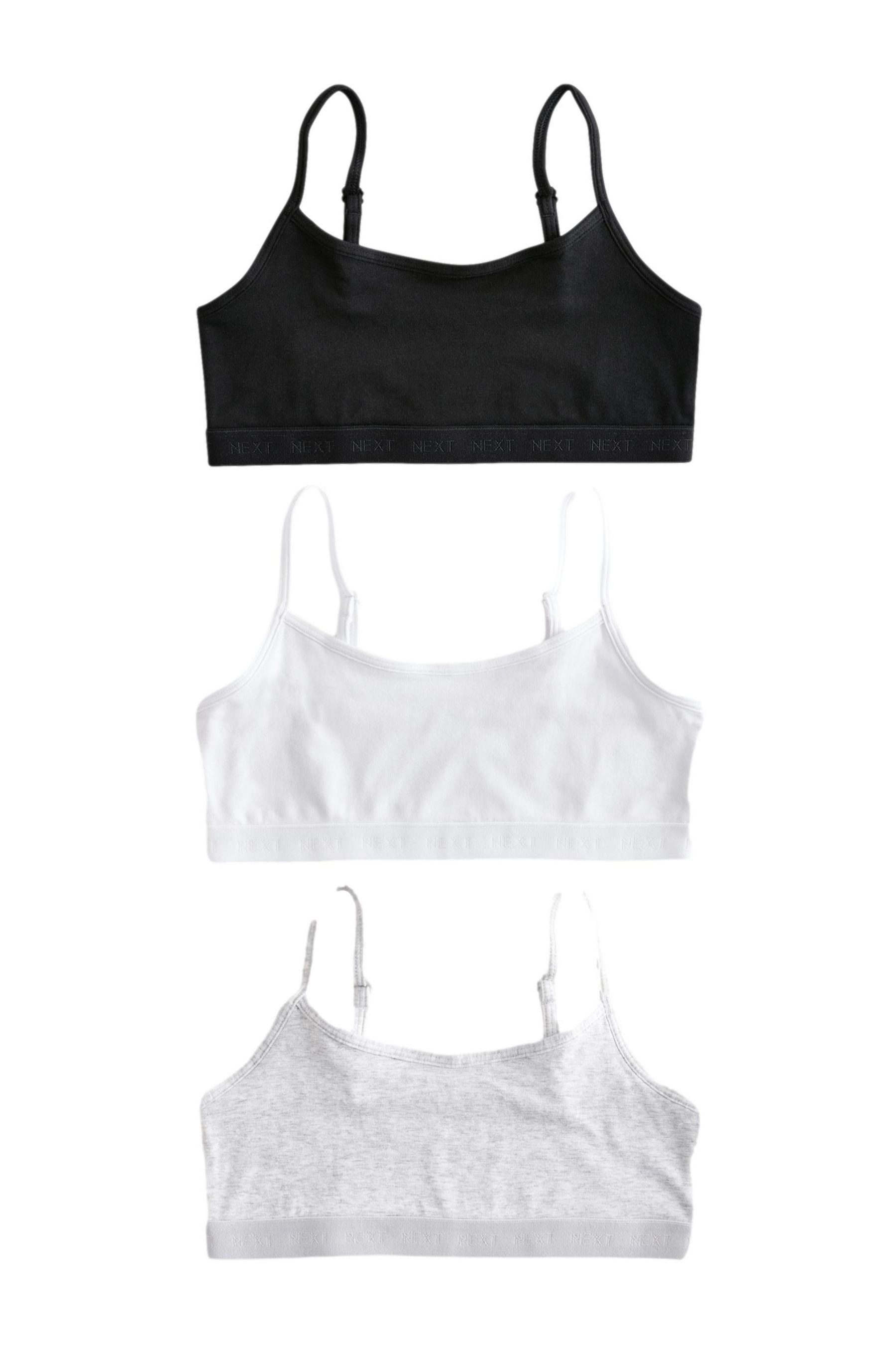 Next Crop-Top 3er-Pack verkürzte Trägertops (3-tlg) günstig online kaufen