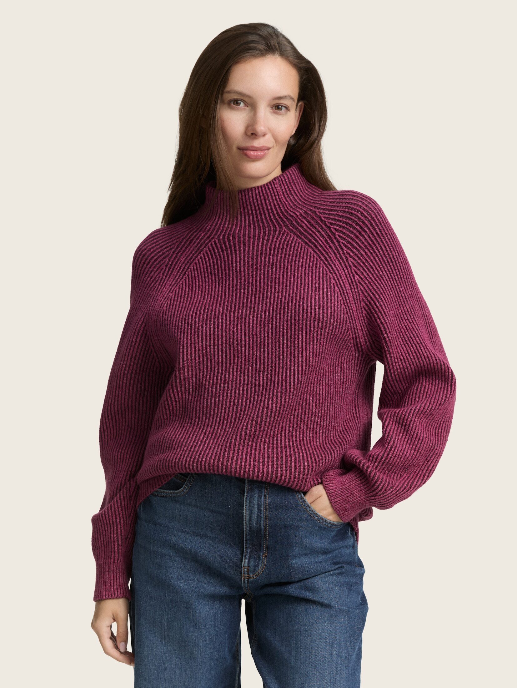 TOM TAILOR Strickpullover Pullover & Strickjacken Loose Fit Strickpullover günstig online kaufen