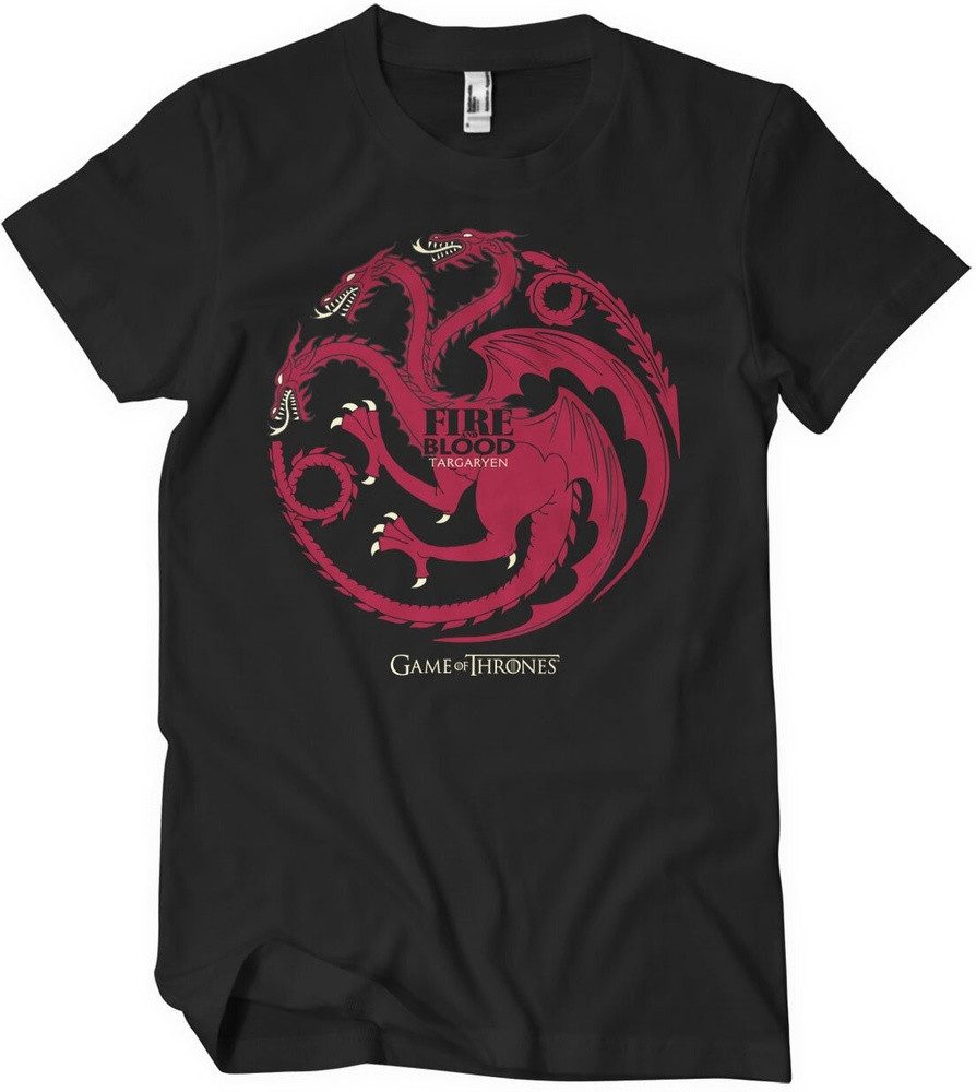 Game of Thrones T-Shirt TargaryenFire & Blood T-Shirt