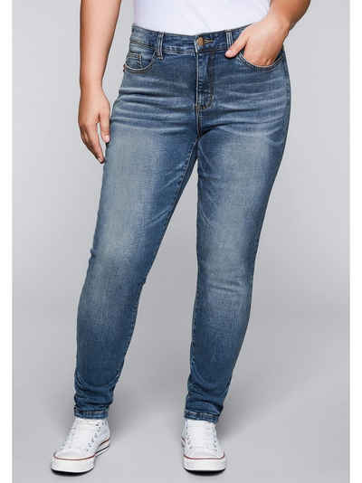 Sheego Stretch-Jeans Große Größen Skinny mit Bodyforming-Effekt