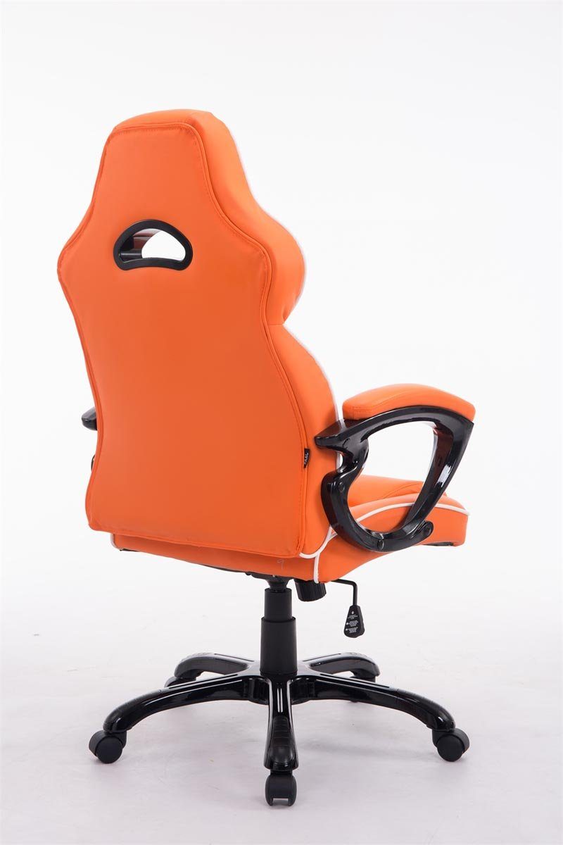 CLP Gaming Chair BIG orange und Kunstleder, höhenverstellbar XXX drehbar