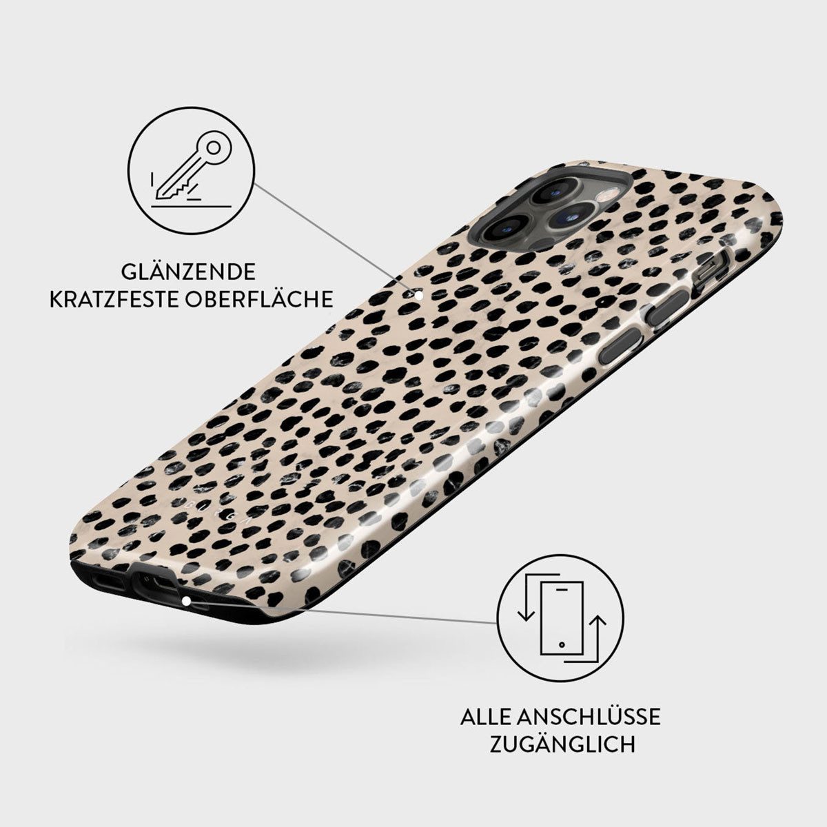 BURGA Backcover Burga Tough Back Cover MagSafe Apple iPhone 12 (Pro) - Almond Latte