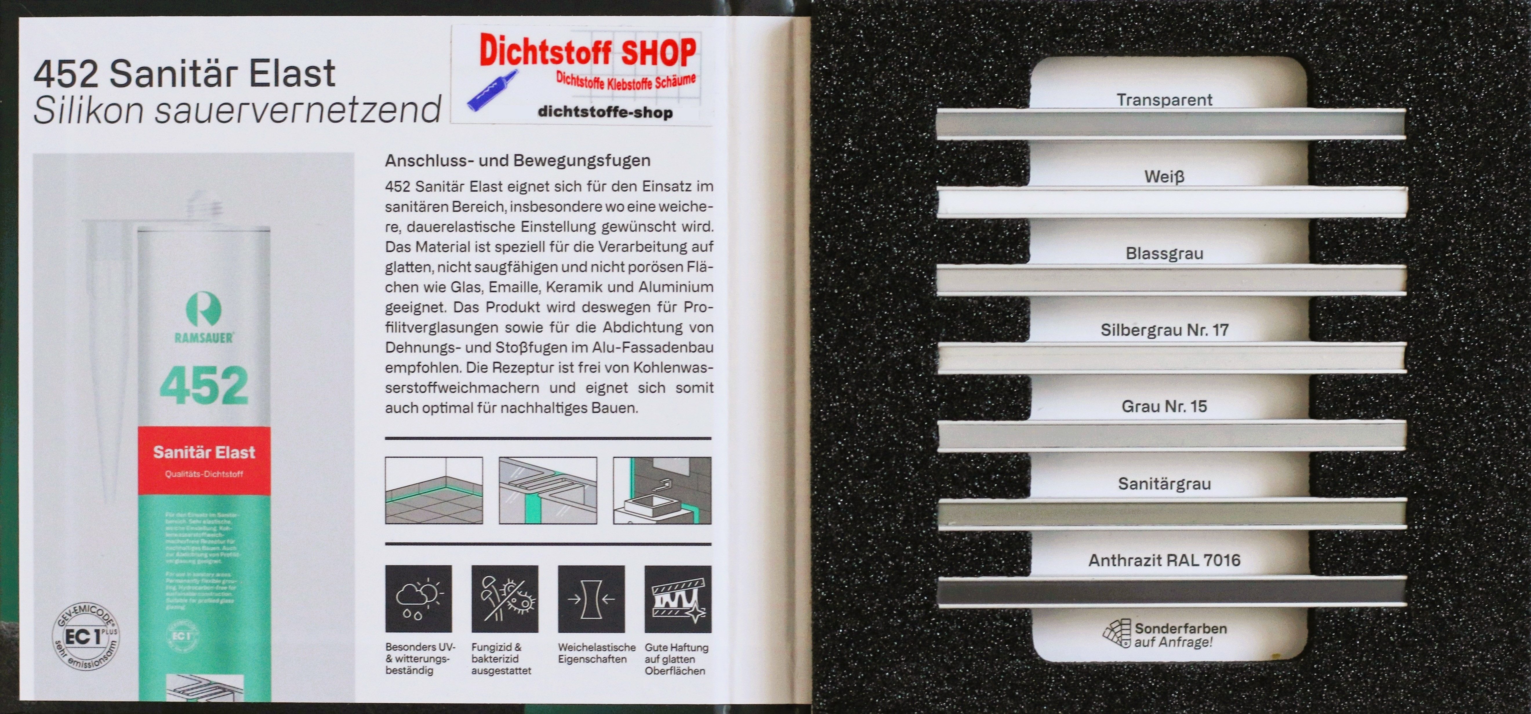 Ramsauer Dichtstoff Ramsauer 452 Sanitär Elast günstig online kaufen