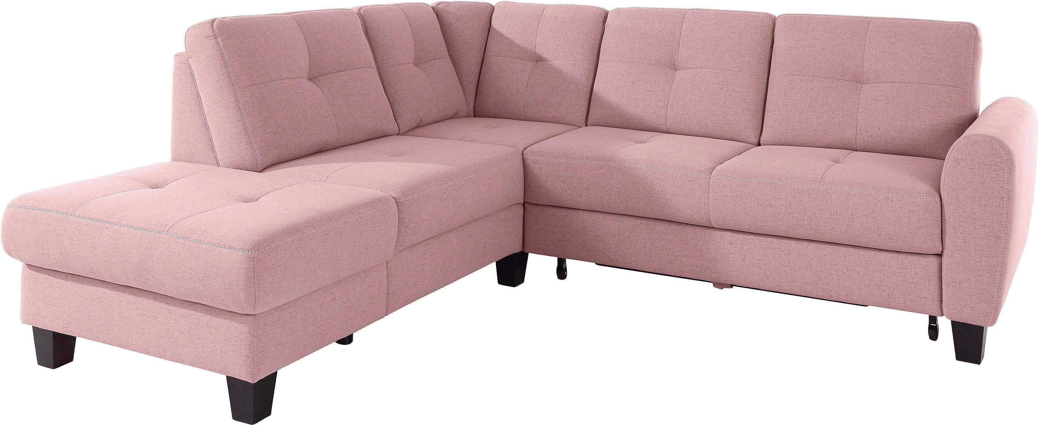 sit&more Ecksofa Varese L-Form, mit Federkern, günstig online kaufen
