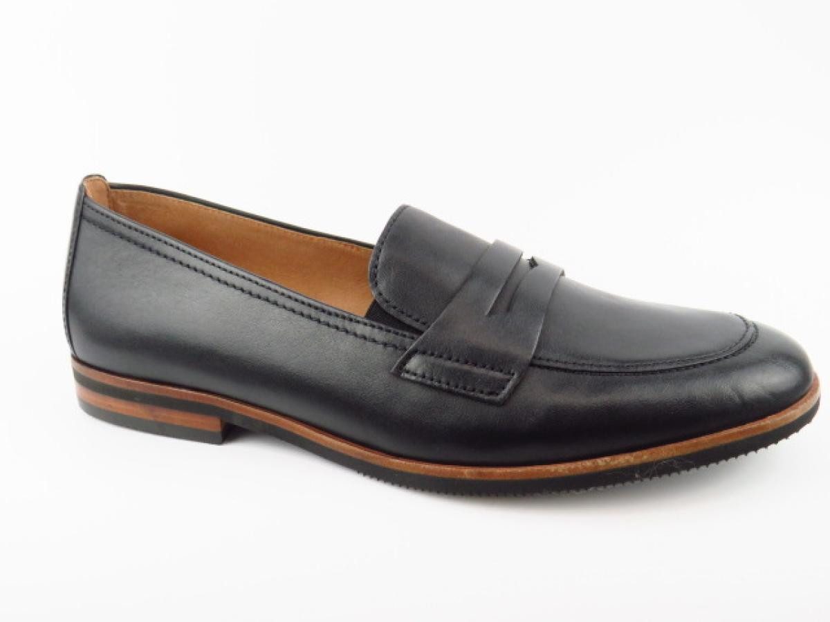 Foulardcalf schwarz Hochfrontpumps