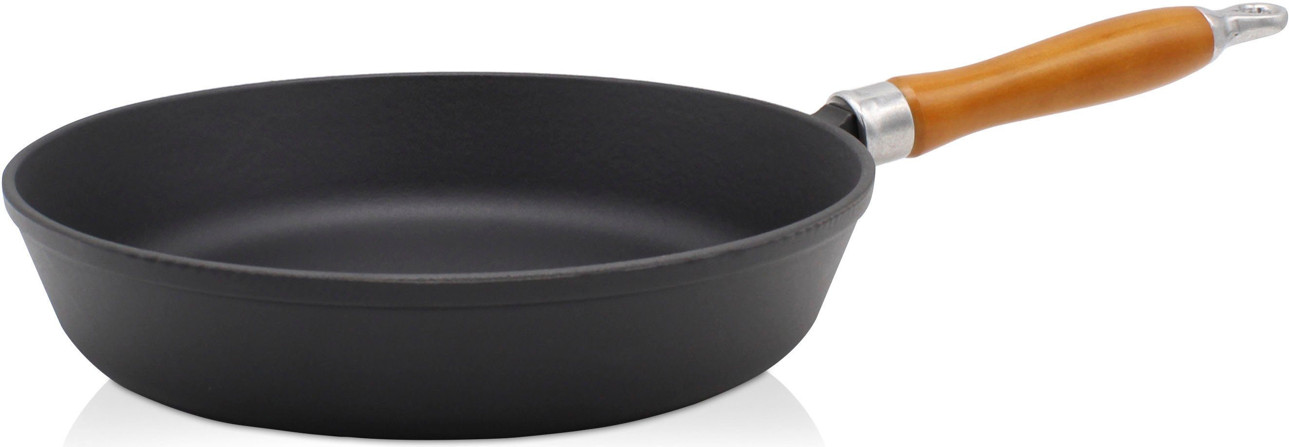 Krüger Bratpfanne Einsenguss Pfanne RUSTICA, Gusseisen (1-tlg), für Induktions-Kochfelder geeignet