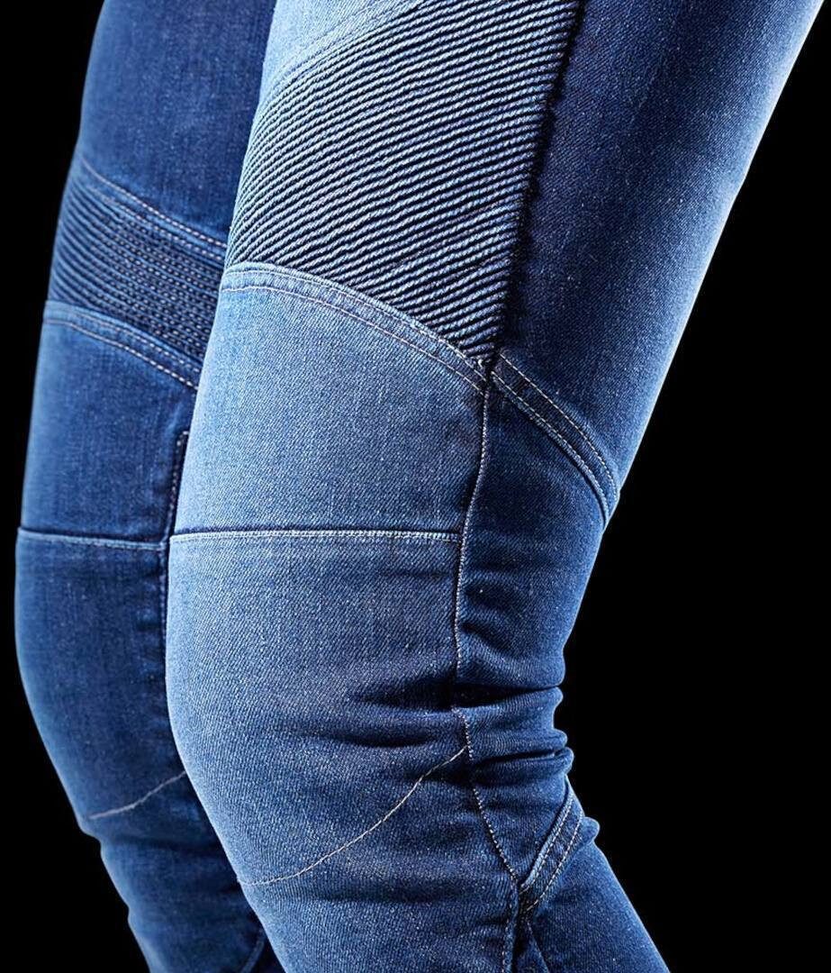 Furygan Motorradhose Purdey Evo Slim Damen Motorrad Jeans Knieprotektoren enthalten