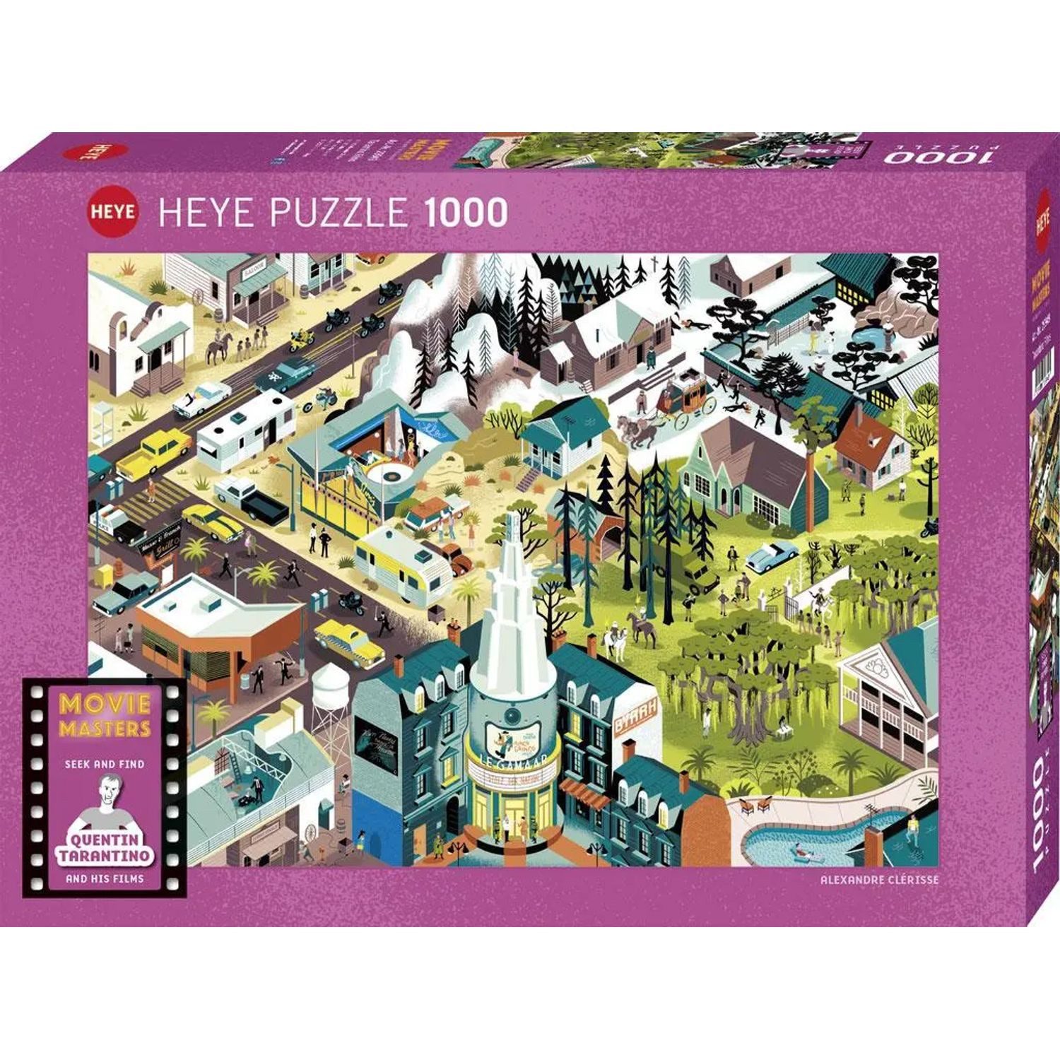 HEYE Puzzle Tarantino Films Puzzle 1000 Teile, 1000 Puzzleteile