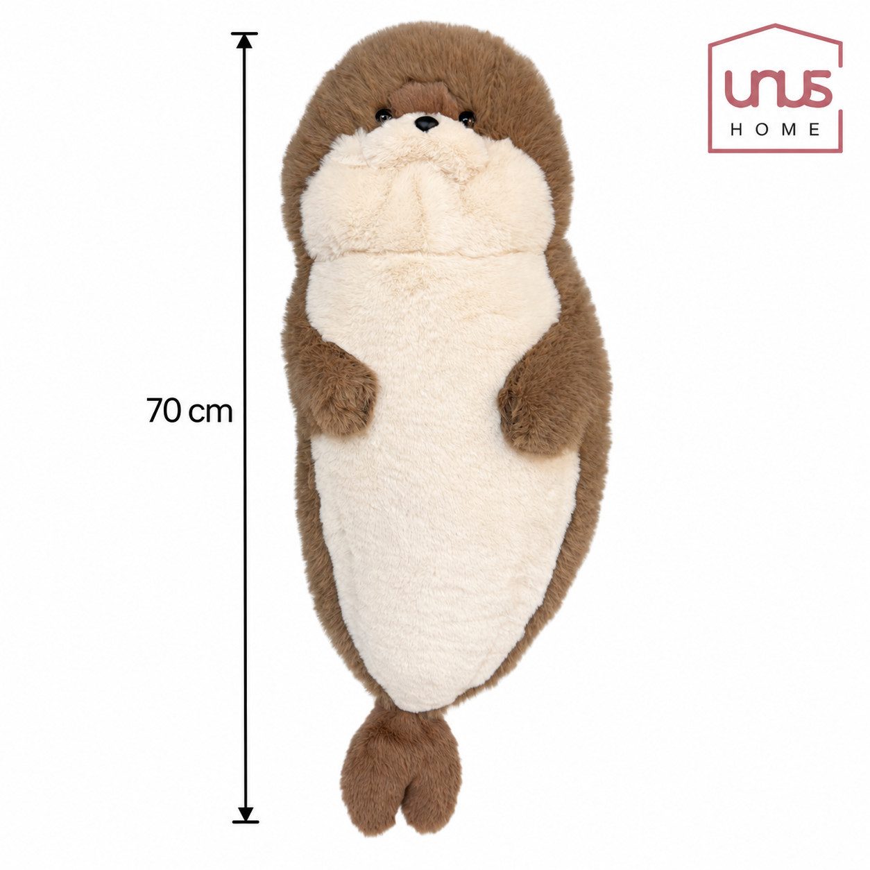 UNUS HOME Plüschfigur Kuscheltier Plüsch Seehund, ca. 70 cm