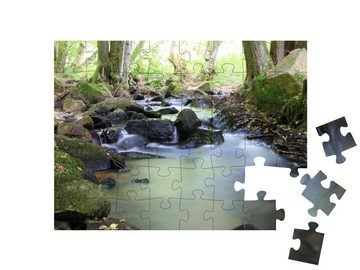 puzzleYOU Puzzle Bach, Odenwald, Ulfenbach, 48 Puzzleteile, puzzleYOU-Kollektionen