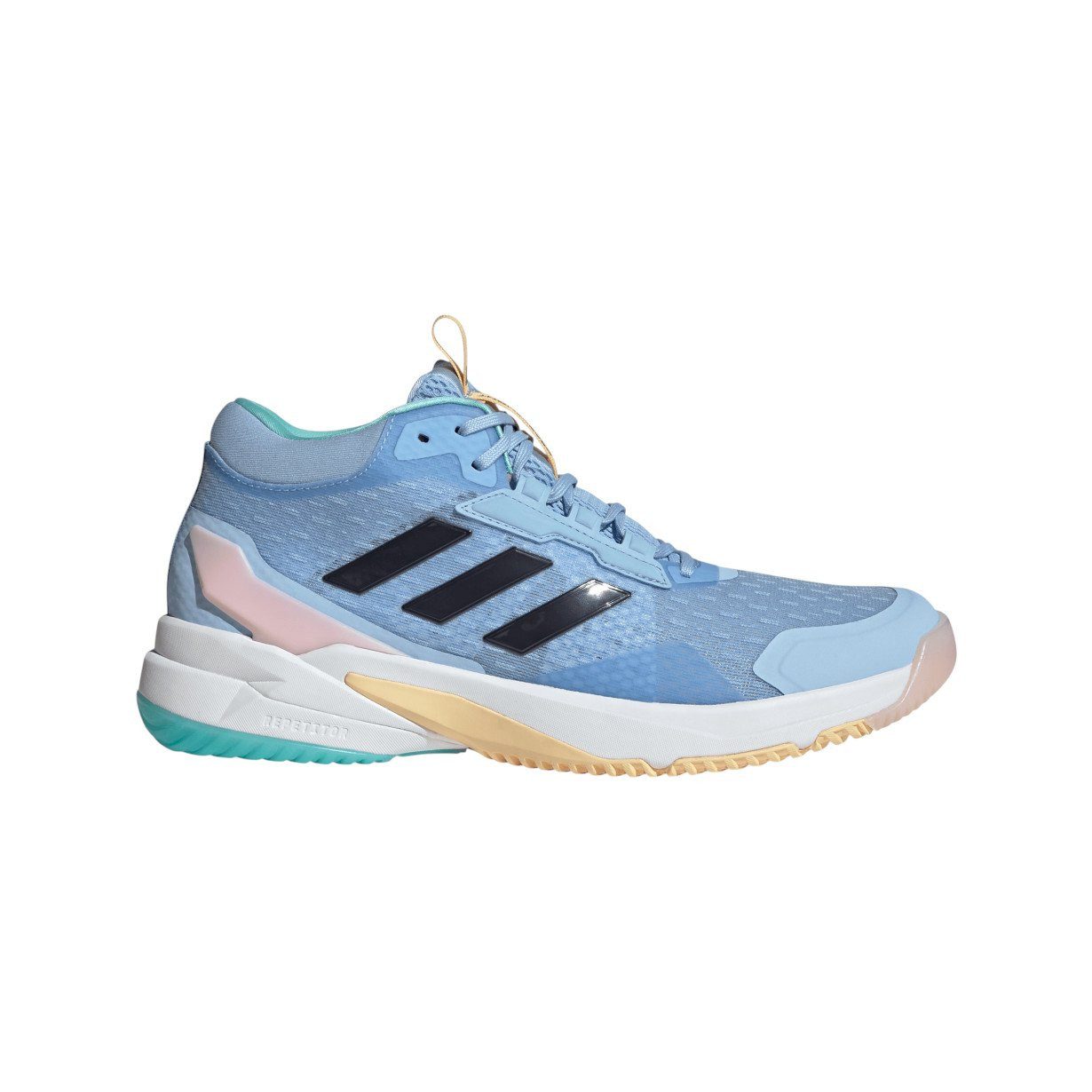 adidas Performance Hallen-Indoorschuhe CrazyFlight 6 Mid blau/bunt Damen Ba günstig online kaufen