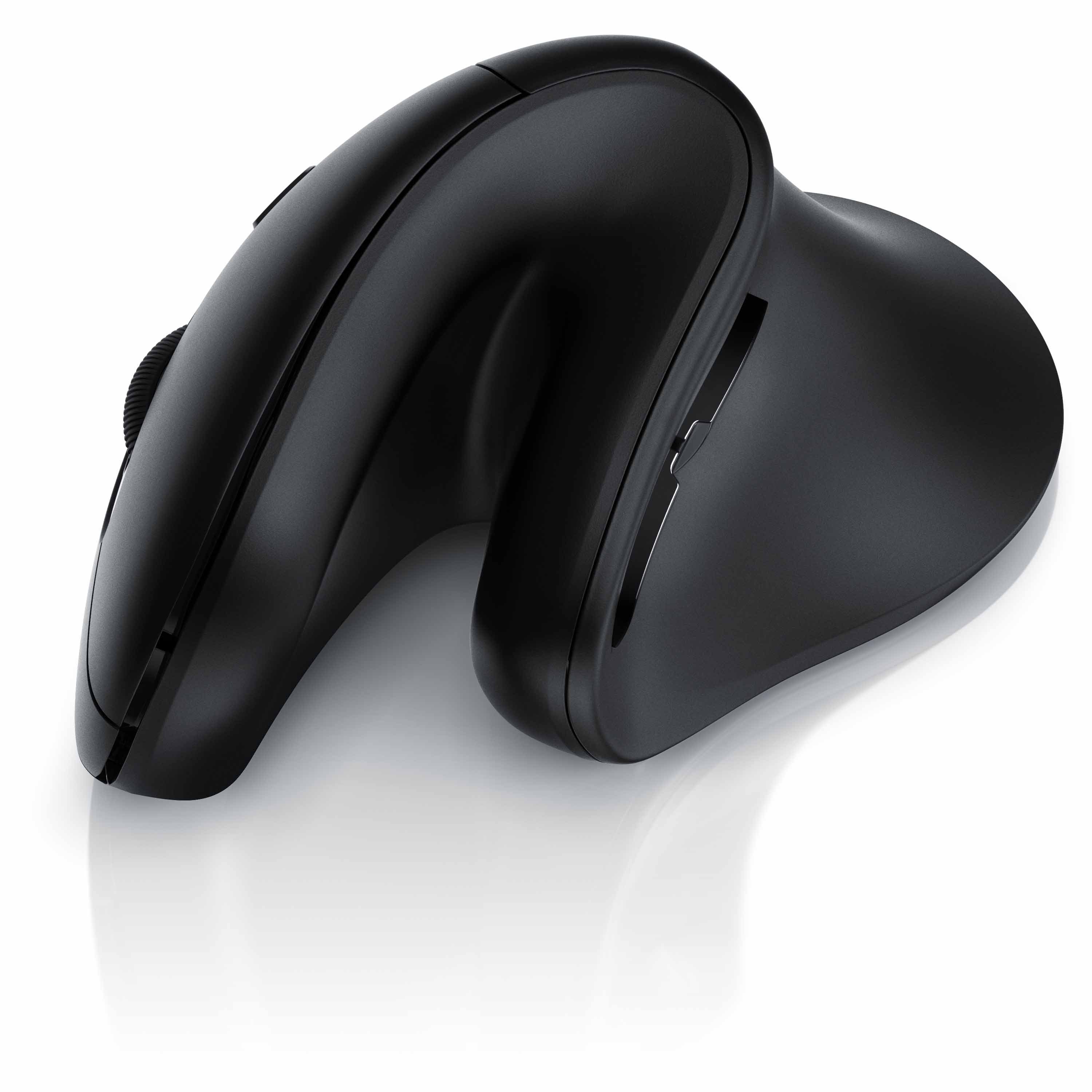 CSL ergonomische Maus Bluetooth, Funk, Mouse (Bluetooth, & Ghz 2,4 Armschonend) Vertikal kabellose optische