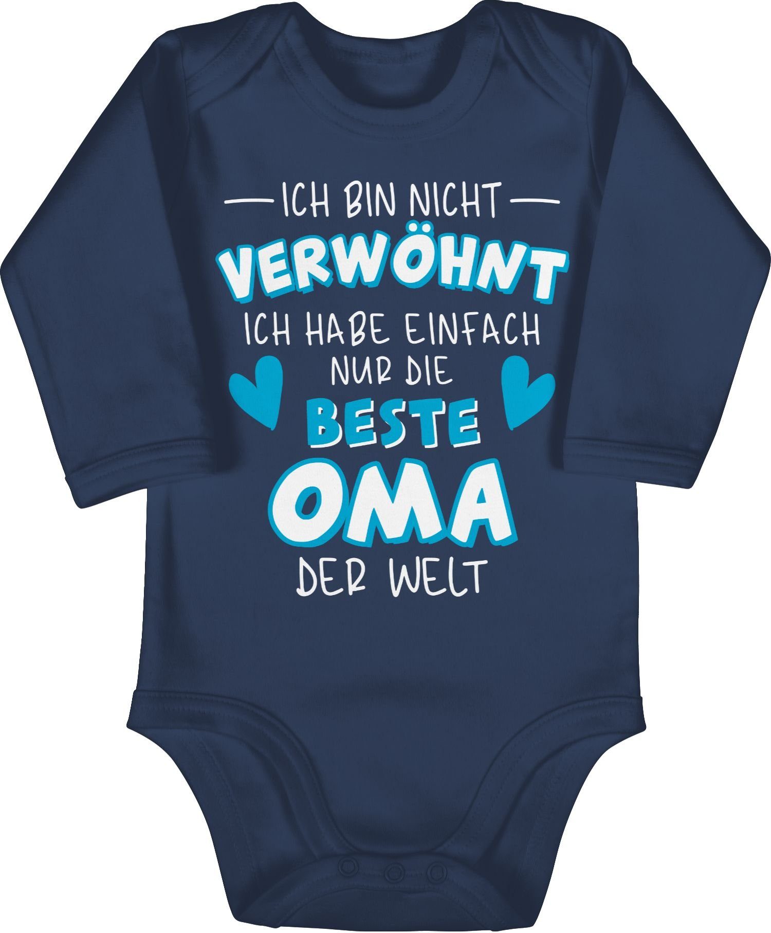 Shirtbody Ich bin nicht verwöhnt - Ich habe einfach nur die beste Oma der Welt -