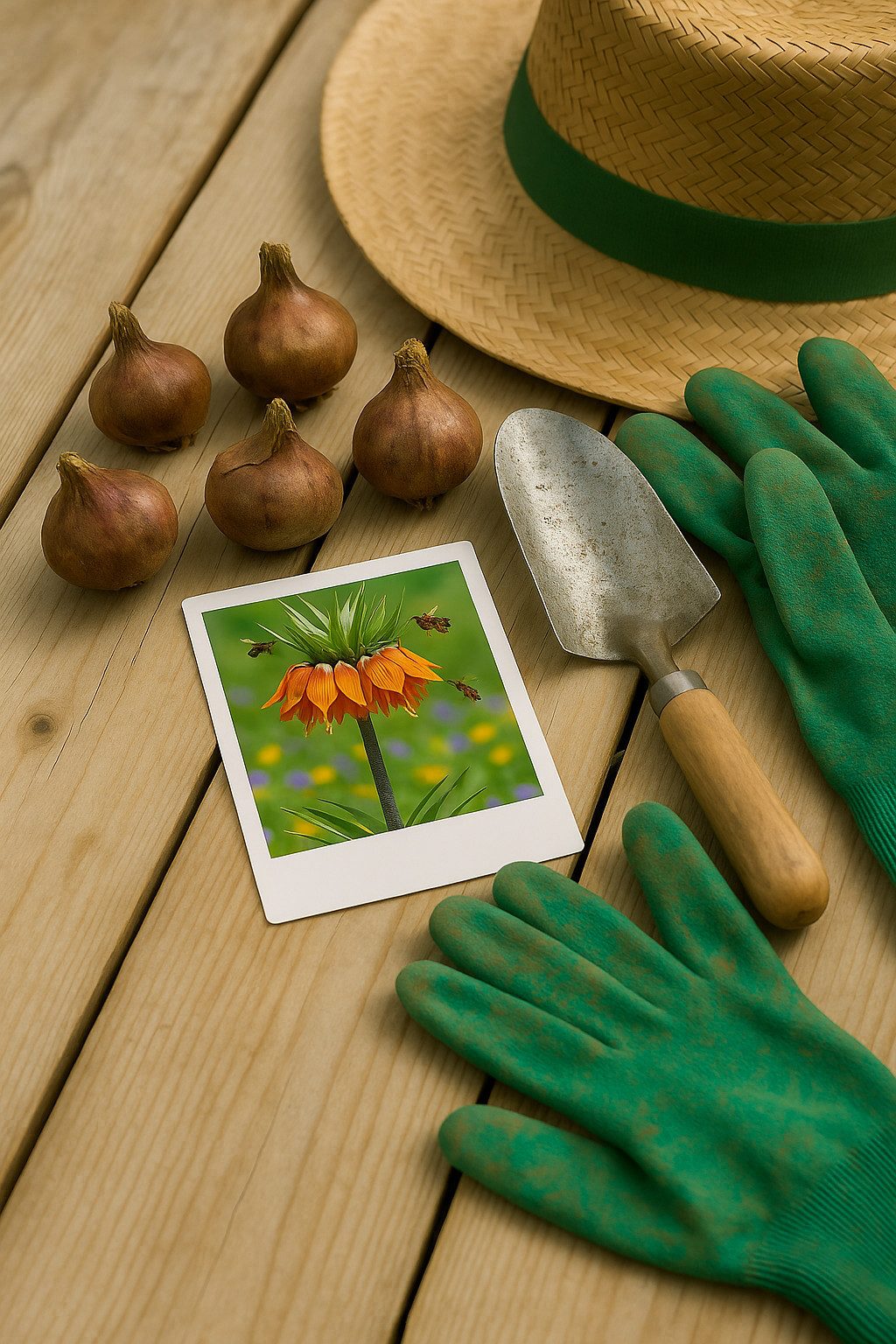 Exotenherz Blumenzwiebeln Exotenherz Blumenzwiebeln - Kaiserkrone Fritillaria imp.rubra (5 Stk), (5-St)
